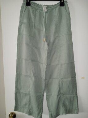 JOIE drawstring wide leg pants ~ washed but unworn ~ breezy & comfortable